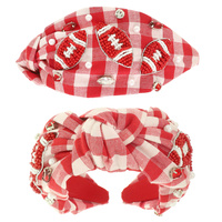 GAMEDAY FOOTBALL TOP KNOTTED HEADBAND